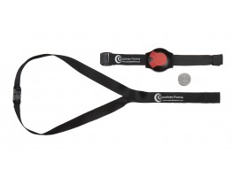 08 wrist and neck pendant alarm c/w wrist strap, lanyard and spare battery