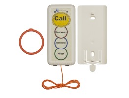 08 Pullcord Unit Yellow label c/w Pullcord, 2x Rings, Bracket & Batteries